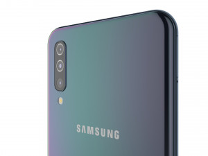 samsung galaxy a70 black Modelo 3D