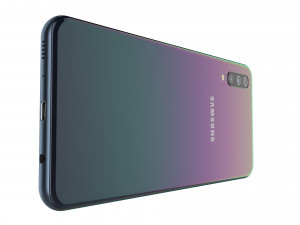 samsung galaxy a70 black Modelo 3D