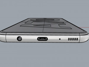 samsung galaxy a70 black Modelo 3D
