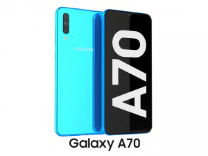 samsung galaxy a70 blue 3D Model