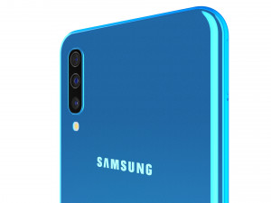 samsung galaxy a70 blue 3D 모델