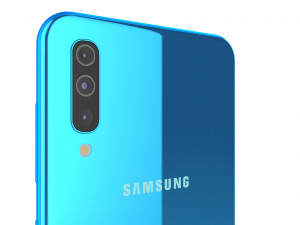 samsung galaxy a70 blue 3D 모델