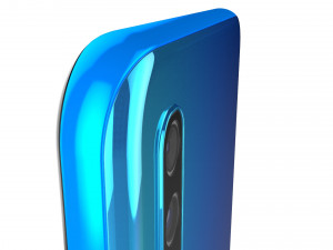 samsung galaxy a70 blue 3D 모델