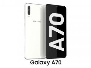 samsung galaxy a70 white 3D Model