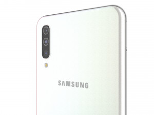 samsung galaxy a70 white Modèle 3D