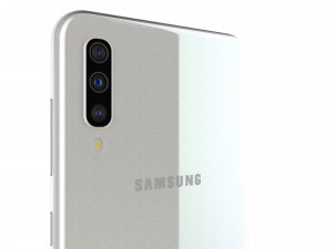 samsung galaxy a70 white Modèle 3D
