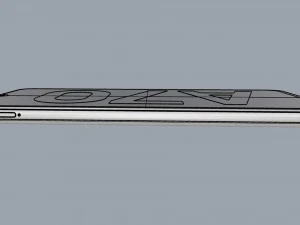 samsung galaxy a70 white 3D Model