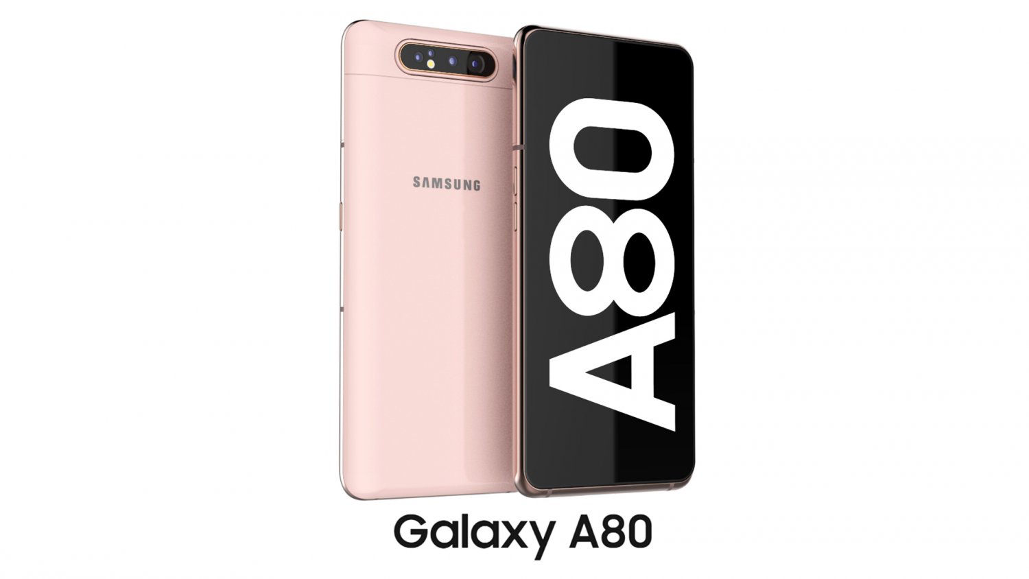 Samsung galaxy sales a80 rose gold