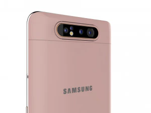 samsung galaxy a80 angel gold 3D Model