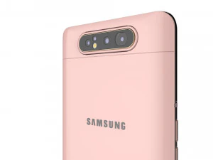 samsung galaxy a80 angel gold 3D Model