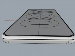 samsung galaxy a80 angel gold 3D Model