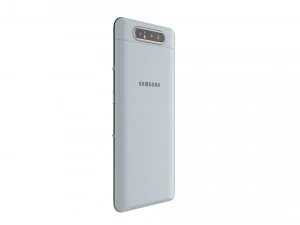 samsung galaxy a80 ghost white 3D Model
