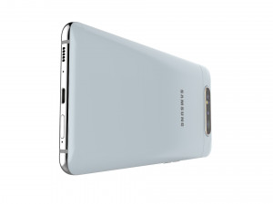 samsung galaxy a80 ghost white 3D Modell
