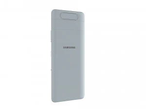 samsung galaxy a80 ghost white 3D Model