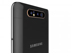samsung galaxy a80 phantom black 3D Model