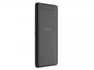samsung galaxy a80 phantom black 3D Model