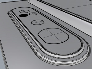 samsung galaxy a80 phantom black 3D Model