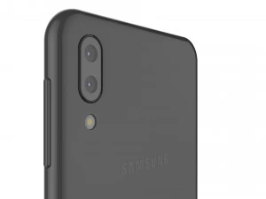 samsung galaxy m10 black 3D Model