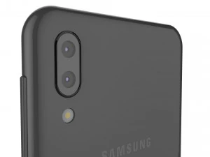 samsung galaxy m10 black 3D Model