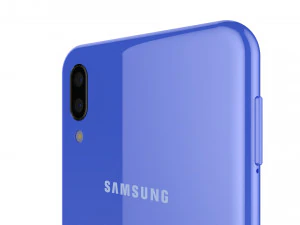samsung galaxy m10 blue 3D Model