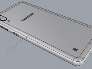 samsung galaxy m10 blue Modello 3D