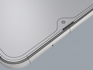 samsung galaxy m10 blue Modello 3D