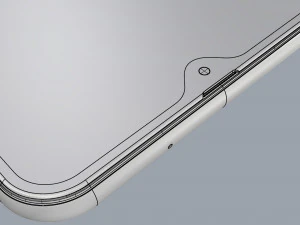 samsung galaxy m10 blue 3D Model