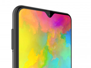 samsung galaxy m20 black 3D Model