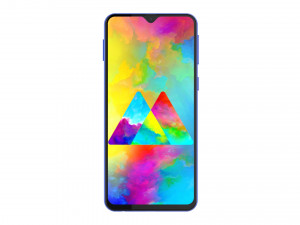 samsung galaxy m20 blue 3Dモデル