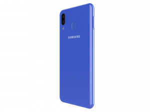 samsung galaxy m20 blue 3Dモデル