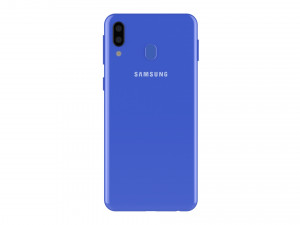 samsung galaxy m20 blue 3Dモデル