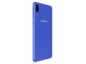 samsung galaxy m20 blue 3Dモデル