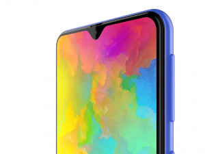 samsung galaxy m20 blue 3Dモデル
