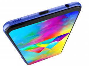 samsung galaxy m20 blue 3Dモデル