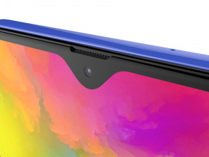 samsung galaxy m20 blue 3Dモデル