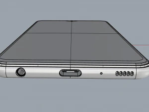 samsung galaxy m20 blue 3D Model