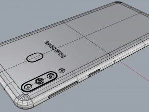 samsung galaxy m30 black 3D Model