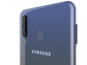samsung galaxy m30 blue Modelo 3D