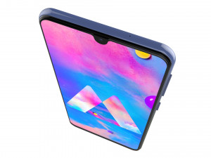 samsung galaxy m30 blue Modelo 3D