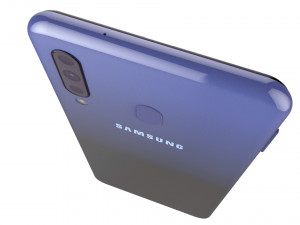 samsung galaxy m30 blue Modelo 3D