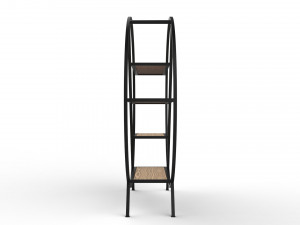 phazz metal round shelf Modelo 3D