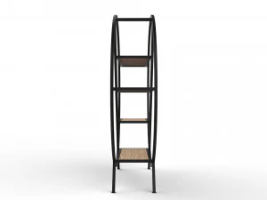 phazz metal round shelf 3D Model