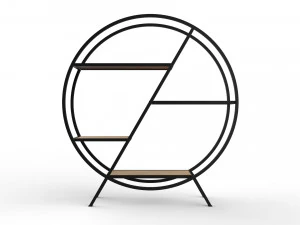phazz metal round shelf 3D Model