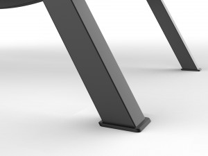 phazz metal round shelf Modelo 3D