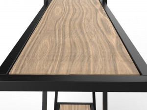 phazz metal round shelf Modelo 3D