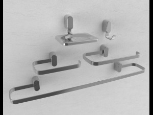 shower metals collection 01 3D Model