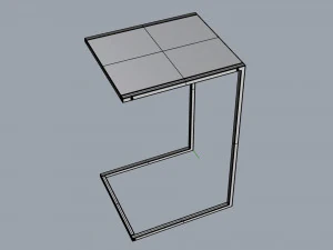 tavolino bricktown Modello 3D