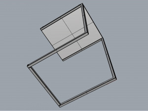 side table bricktown 3D मॉडल