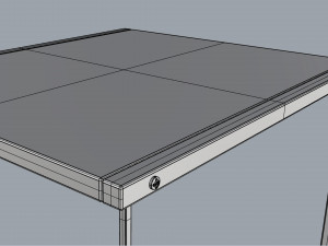 side table bricktown 3D मॉडल