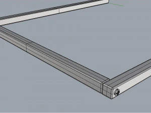 tavolino bricktown Modello 3D